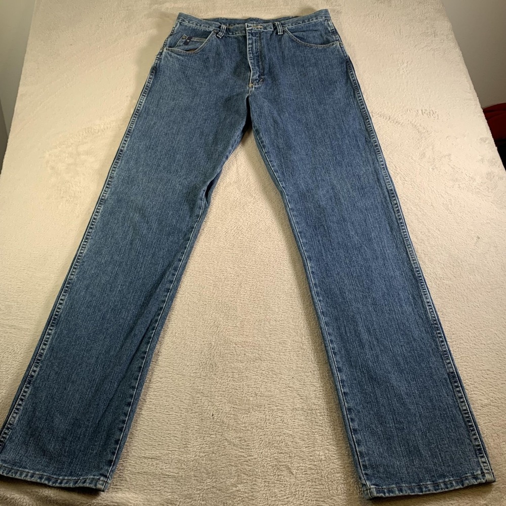 Wrangler Twenty X Style 23 Jeans Mens 36x38 Blue Medium Wash Blue Straight
